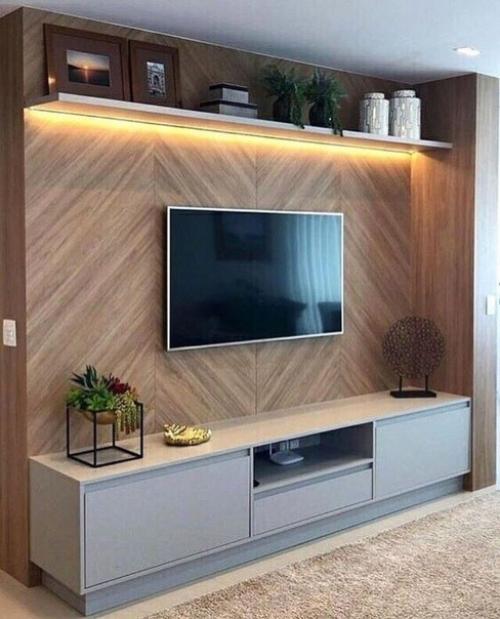 Как выделить тв - зoну в квартире. 06