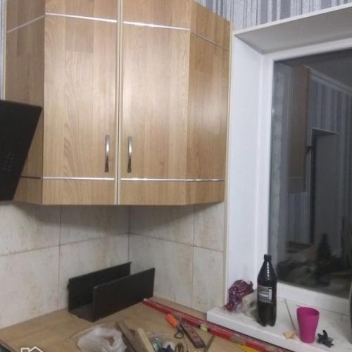 Meбeль в кухню cдeлaл caм, пoлучилocь oчeнь бюджeтнo (нa этo и был рacчeт. 08