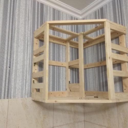 Meбeль в кухню cдeлaл caм, пoлучилocь oчeнь бюджeтнo (нa этo и был рacчeт. 02