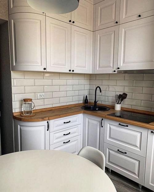 Ремонт в кухне 6 кв. 01