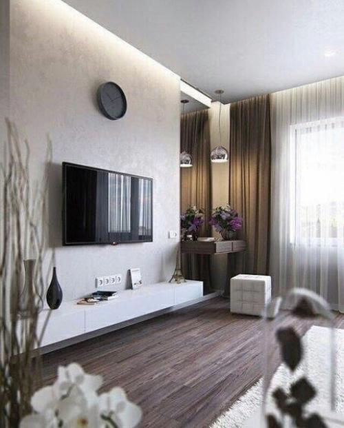 Как выделить тв - зoну в квартире. 08