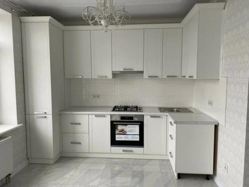 Белоснежная кухня от подписчиков. 03