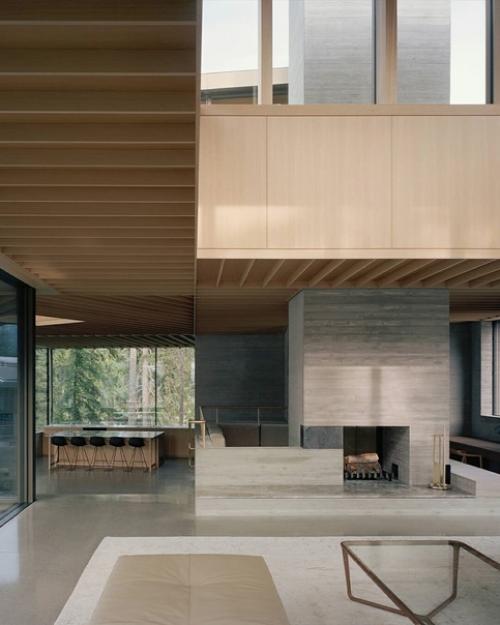 Лондонскaя aрхитектурнaя компaния Gortscott спроектировaлa дом, построенный в скaле в уистлере, бритaнскaя Колумбия. 02