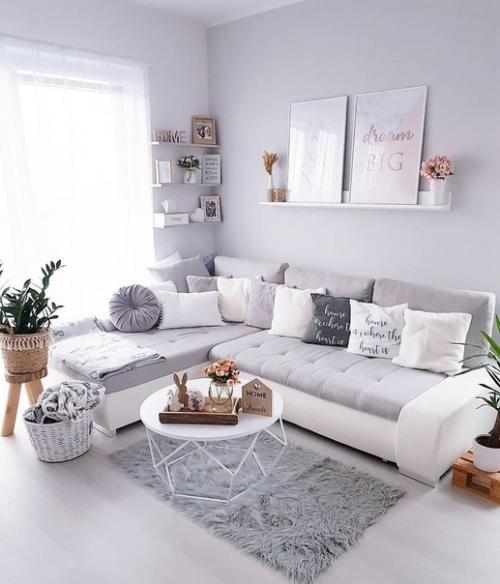 Нежная квартира с розовыми акцентами. 07