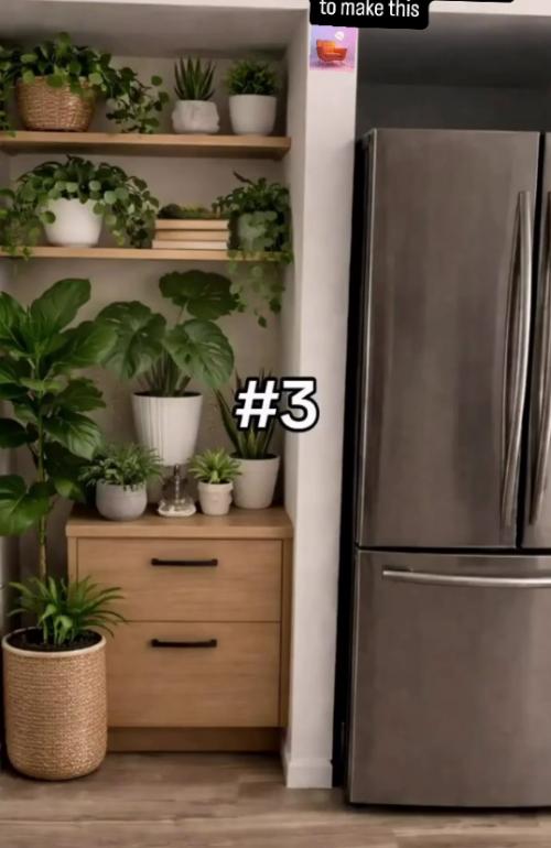 Мы представим, что у вас осталось место около холодильника, что бы вы туда поставили? 03