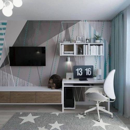 Комната для подростка, которую легко можно будет трансформировать, когда мальчик вырастет. 04