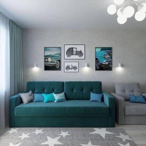 Комната для подростка, которую легко можно будет трансформировать, когда мальчик вырастет. 01