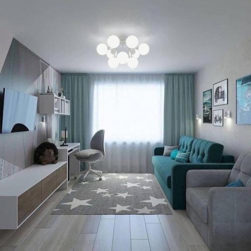 Комната для подростка, которую легко можно будет трансформировать, когда мальчик вырастет. 02