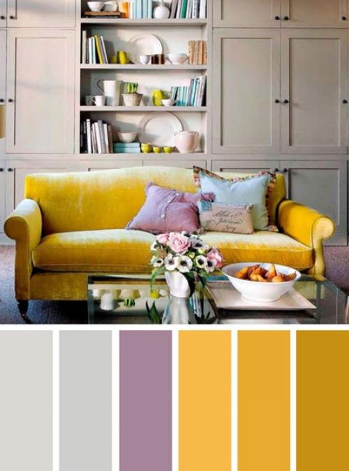 Палитры в интерьере для вдохновения. 01