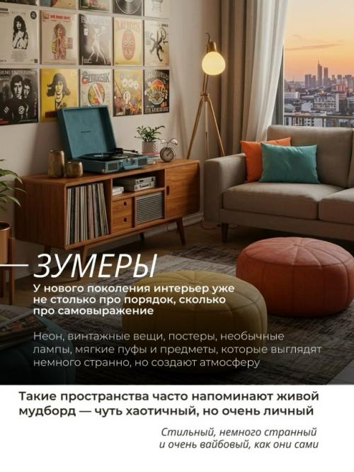 Коротко о дизайне квартир разных поколений. 04