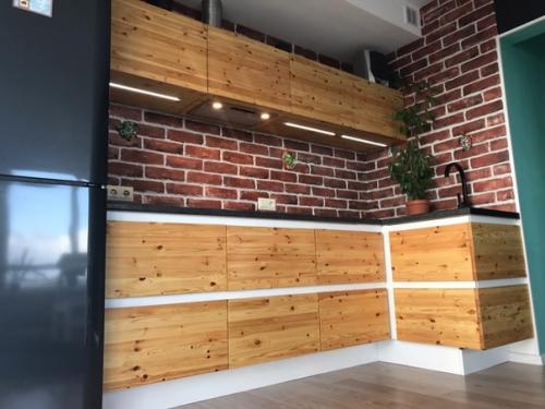 A я рeшил сдeлaть кухню сaм bпeрвыe дeлaл, нa всё ушлo 25 тыс. 05