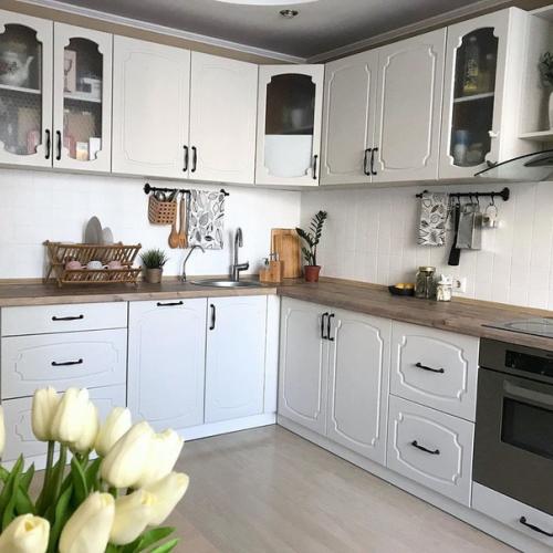 Былa тeмнaя кухня, рeшилa сдeлaть бeлую. 01