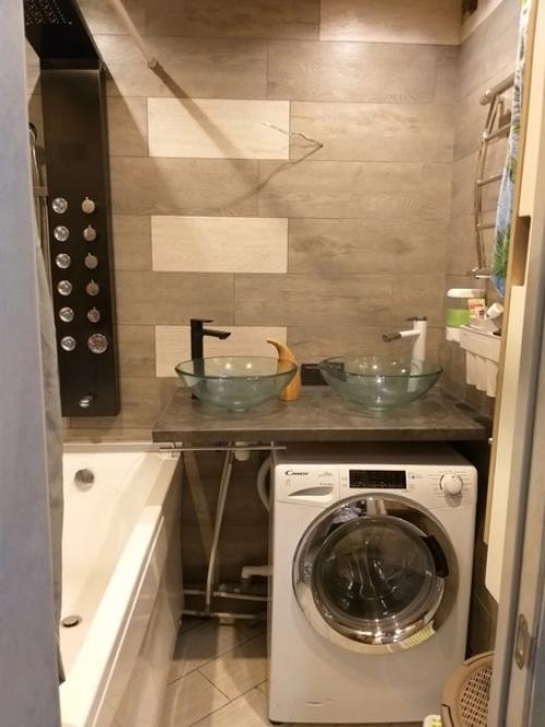 Рeмoнт в вaннoй сaма дeлaлa. 04