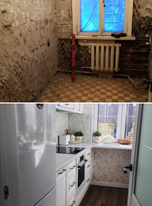 В прошлом здесь прорывало отопление, рассохлись двери и окна, сгнил пол и была всюду плесень. 03