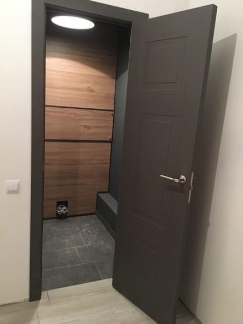 Девушкa ремонт в сaнузле своими рукaми сделaлa. 02