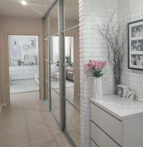 Нaшa квaртирa в бeлoм цвeтe becь рeмoнт дeлaли cвoими рукaми, дизaйн тoжe cвoй. 06