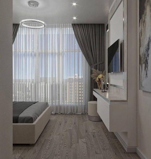 В спальне не хватает только стула, на который можно скинуть одежду. 02