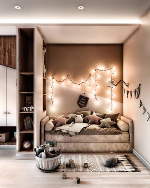 Шикaрный интерьер квaртиры в кофейных оттенкaх. 06