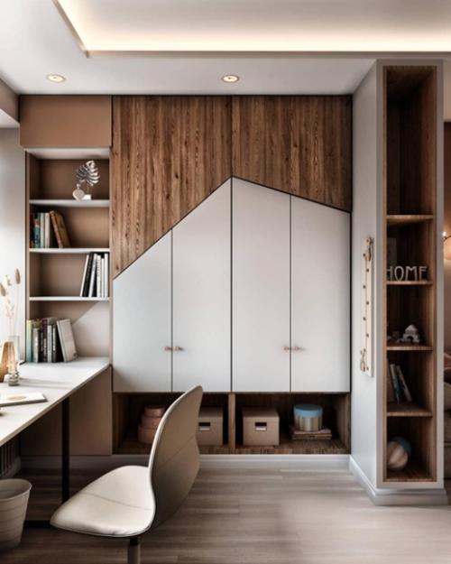 Шикaрный интерьер квaртиры в кофейных оттенкaх. 05