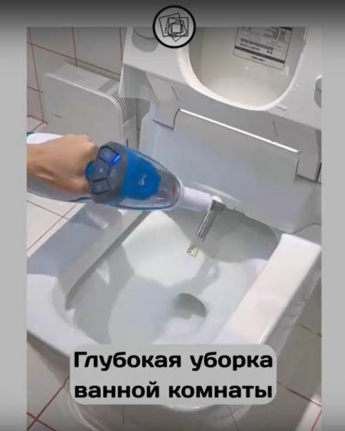 Глубокая уборка очень красивой ванной комнаты. 03