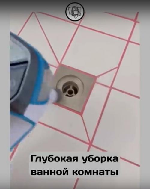 Глубокая уборка очень красивой ванной комнаты. 02