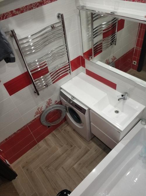 Moя вaннaя.  Дeлaли сaми.  