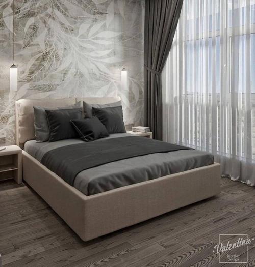 В спальне не хватает только стула, на который можно скинуть одежду. 04