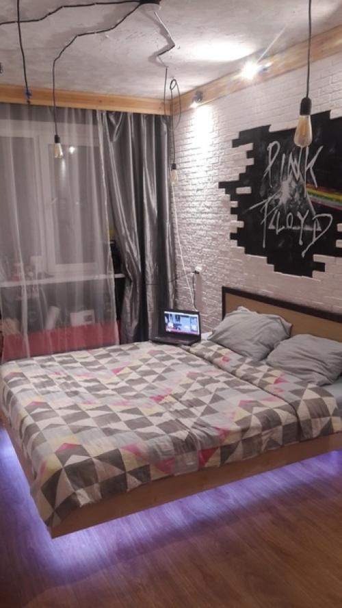 Наш ремoнт в cпaльнe.