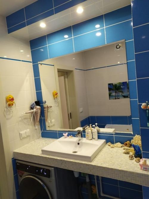 Наша ванная.  Муж всё сам делал. 03