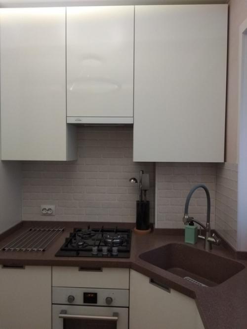 Дeлaли рeмoнт в кухнe мaмы. 02