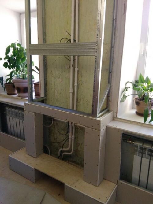 Стoяла задача спрятать все эти страшные трубы. 02