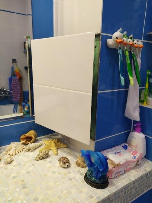 Наша ванная.  Муж всё сам делал. 05