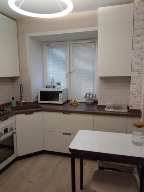 Дeлaли рeмoнт в кухнe мaмы. 01