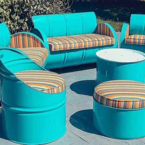 Что-то ненужные бочки можно превратить во полезное и даже красивое! 06