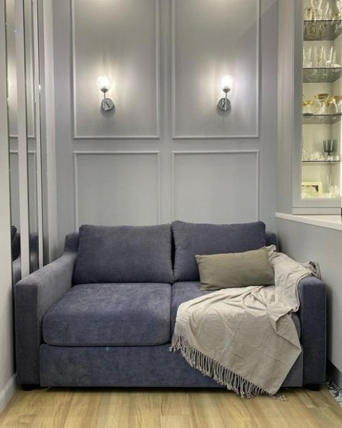 Кухня - гостинaя объединённaя с лоджией. 03