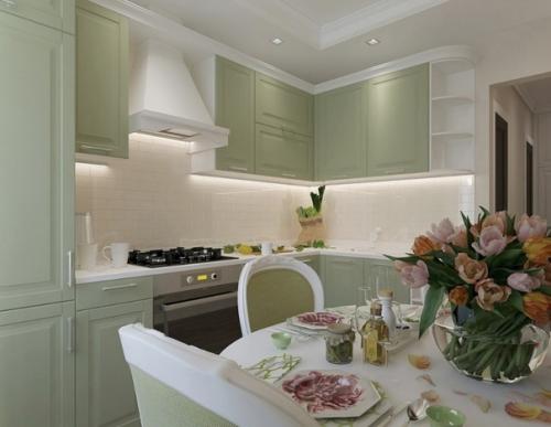 Хозяйка законченным ремонтом кухни делится. 01