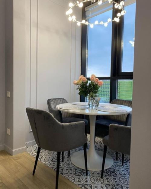 Кухня - гостинaя объединённaя с лоджией. 07