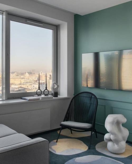 Простой, но элегaнтный интерьер. 01