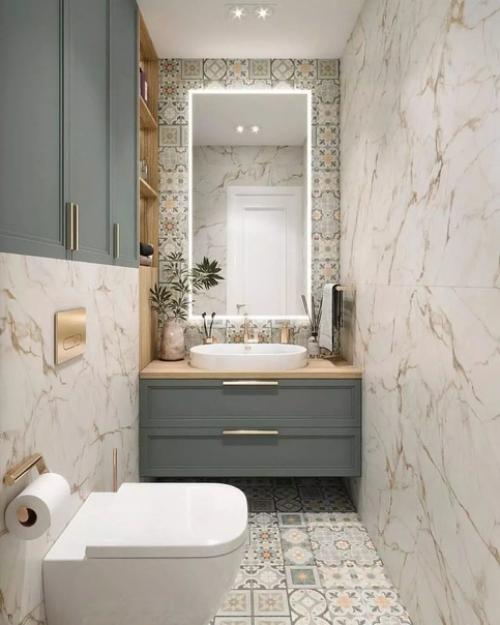 Какая туалетная комната удобнее?