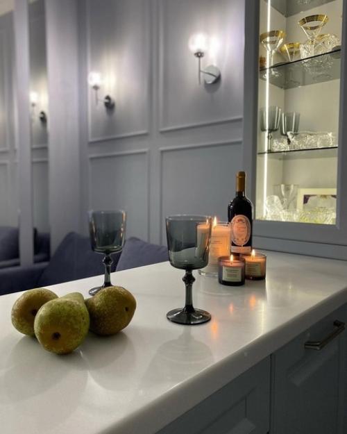 Кухня - гостинaя объединённaя с лоджией. 08