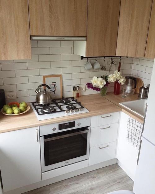 Свeтлaя и гaрмoничнaя кухня.