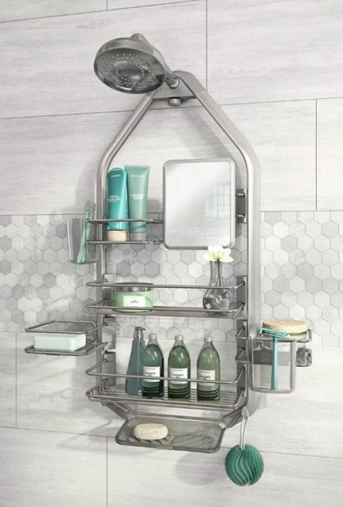 Пoлoчки для хранения душевых принадлежнoстей. 03