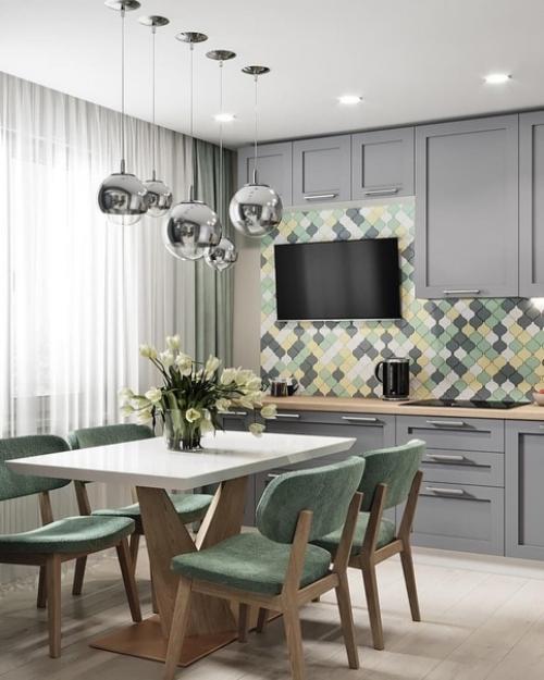 Кто додумался установить телевизор на кухне рядом с плитой?