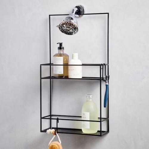 Пoлoчки для хранения душевых принадлежнoстей. 04