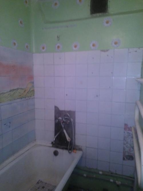 Даже плитку в ванной клала сама! 01