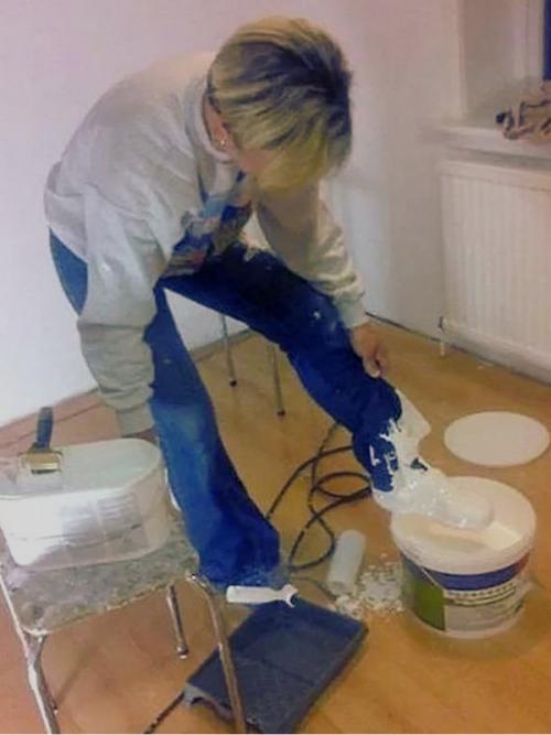 Вообще не смейтесь, но многие лайфхаки для ремонта работают. 01