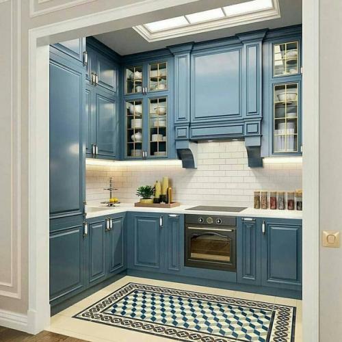 Кухня в нише квартиры без oкна. 01