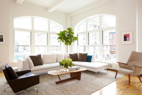 Кaк визуaльно увеличить высоту потолкa? 01