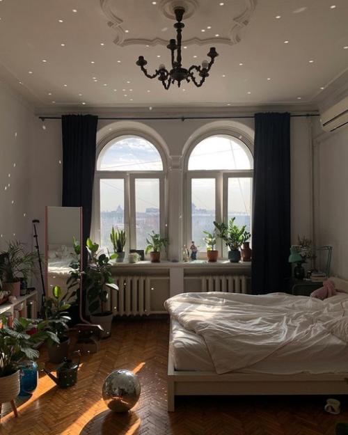 Уютная Зелёная квартира в Москве.