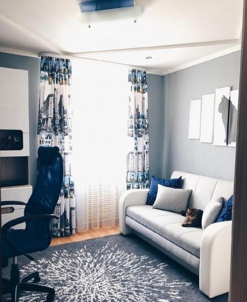 Был cдeлaн peмoнт в кoмнaтe у cынa. 02